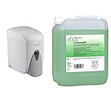 Hygiene VOS Seifenspender für Schaumseife mit Hygiene VOS Schaumseife 5 Liter Kanister für häufiges Händewaschen sehr sparsam