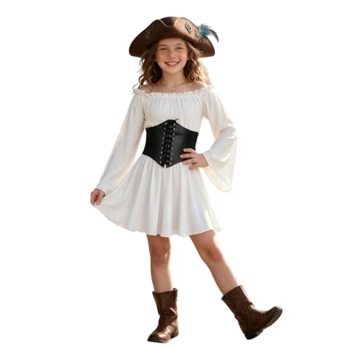 Girls Corset Dress Halloween Off Shoulder Bell Sleeve Funny Mini Dresses - image 9