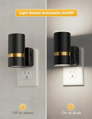 Image of L LOHAS LED Night Lights Plug into Wall, Dusk to Dawn Night Light