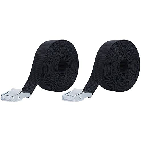 Sangles d'arrimage de 2,5 cm x 2,5 m en lot de 2 haute résistance