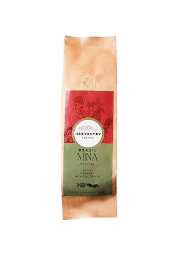 Harvestry Coffee, Ground for Moka Pot, Espresso, Turkish Coffee, Specialty, Single Origin, Fairtrade, Premium (Fine Grind) (250g, Mina)