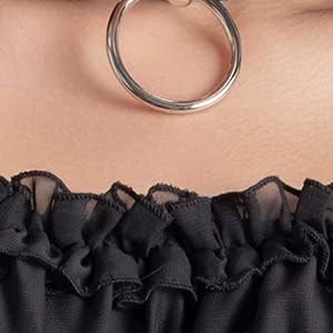 MEOWCOS Gothic Clothes Dress Cute A-Line Lace Mini Dress Goth Vintage Dresses for Women Party Dress Black - Image 7