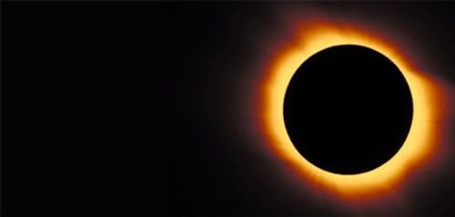 Eclipse solar - Postal animada lenticular 3D de gran tamaño - Tarjeta de felicitación