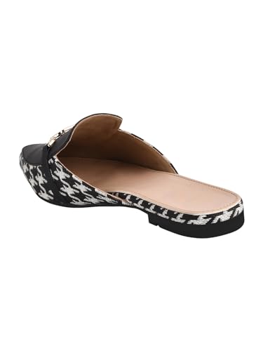 Image of TRYME Trending Stylish Buckle Bellies Soft & Comfortable Flat Mules Sandal for Womens and Girls