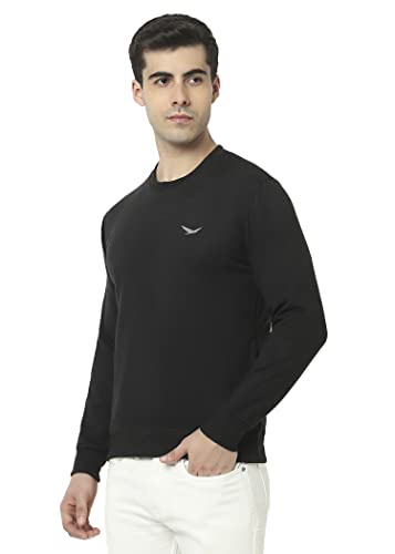 Image of HiFlyers Men's Cotton Blend Casual Crew Neck Sweatshirt