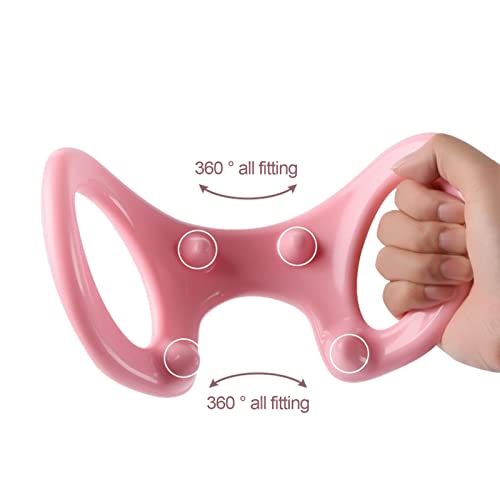 Shanrya Círculo de ioga, resistência à elasticidade, ergonômico para pescoço, massagem confortável e