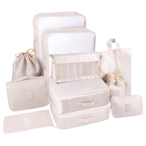 BillyBath 11 Teilige koffer Organizer Set, Packing Cubes, Packwürfel für...