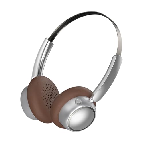 Écouteurs sans fil pour musique - Audio sur l'oreille, téléphones rechargeables | Écouteurs stéréo Hifi ininterrompus pour regarder des émissions de studio Appels...