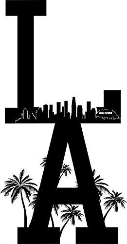 MR3Graphics Magnet LA Magnetic Car Sticker Decal Bumper Magnet Vinyl 5"