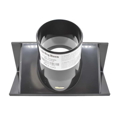 Big Horn 11262 2-1/2-Inch Triangular Connector Dust Port