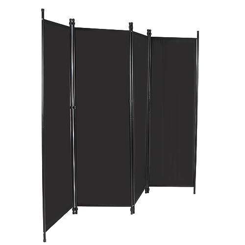 REDCAMP Raumteiler Trennwand 4 Teilig