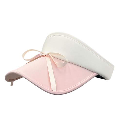 Girl Balletcore Bow Baseball Hat Empty Top Versatile Hat for Spring Breathable Hat for Adults Casual Sport