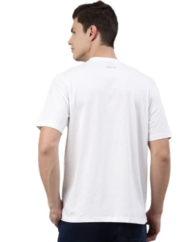 Image of Fila Men's Solid Regular Fit T-Shirt