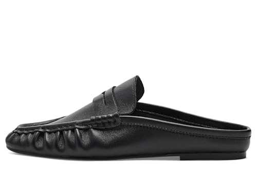 Steve Madden Women's Rafe Loafer, Black Leather, 7.5 by Steve Madden - Used condition - US$99.93