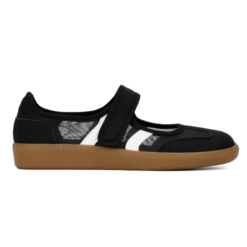 Image of Tigeridea Sneakers for Women Comfortable Business Casual Tennis Shoes Lightweight Slip on Footwear Women's Fashion Retro Sneakers