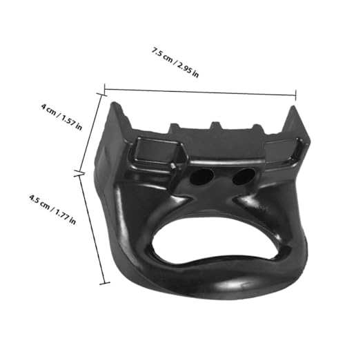 SHINEOFI 4 piezas manijas laterales de baquelita negra para olla a presión, accesorio universal compatible con modelos de 1 o 2 agujeros miniatura 2