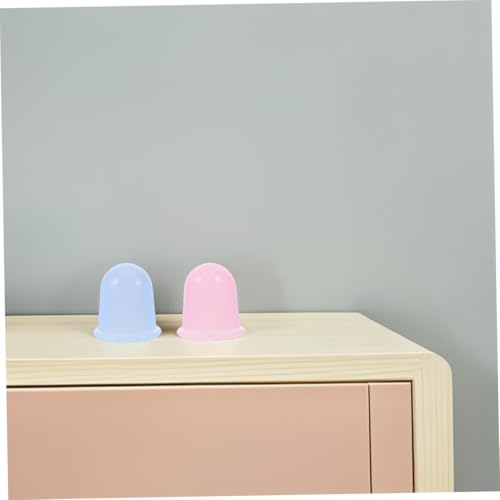 4 tazas de ventosa de silicona para masaje corporal y facial, tazas de vacío para músculos y articulaciones, para uso personal miniatura 5