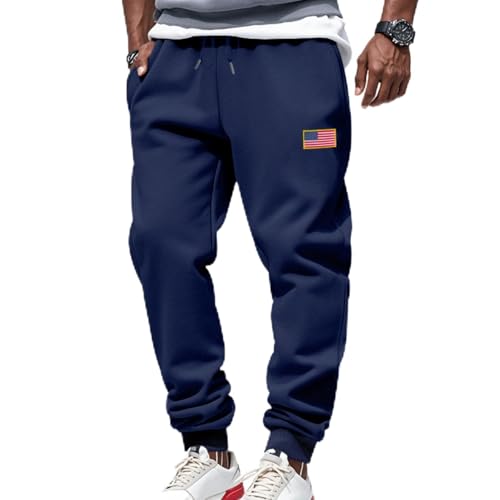 Sweatpants Pants Men Relaxed Fit Baggy Elastic Wiasted Casual Lounge Bottom Workout Athletic Stretch Jogging Pants