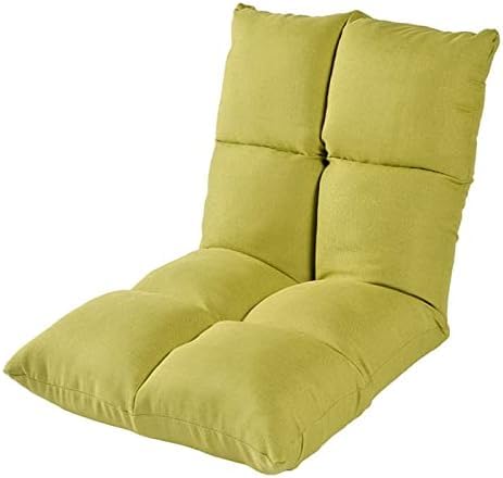 Chaise de sol pour méditation et lecture au balcon canapé rembourré de salon vert