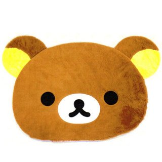 コリラックマ ふわふわマット2 ラグマット 顔形 フェイス リラックマ Amazon | リラックマ ふわふわマット2（リラックマ）(サンタン)700