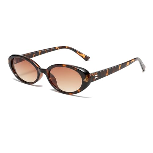 Lunettes de soleil ovales vintage pour visages fins été