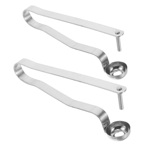 HANABASS 2pcs Manual Jujube Cherry Pitter Tool Heavy-Duty Fruit Core Remover for Pitting Jujubes Dates Cherries for Kitchen Restaurant Use