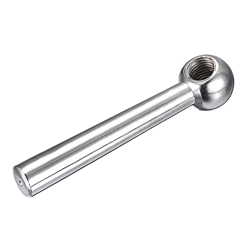 Image of uxcell Milling Machine Ball Table Handle, 1Pcs M16 Threaded 125mm /4.92 inch Length Ball Crank Table Handle Revolving Handle Replacement Parts for Industry Accessory