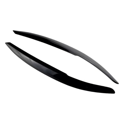 Garniture de sourcil de phare noir brillant pour relooker l'avant de votre voiture
