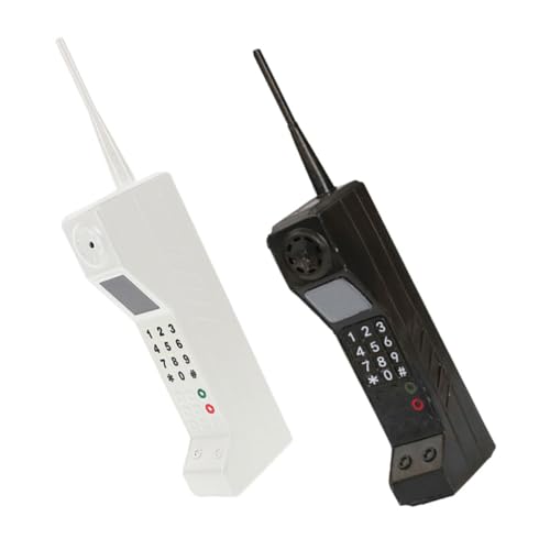 Faux téléphone brique rétro pour décoration lot de 2