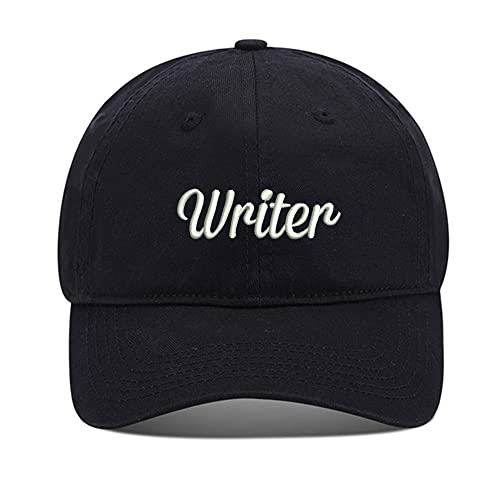 LexiuYibai Mens Baseball Caps Writer Embroidered Washed
