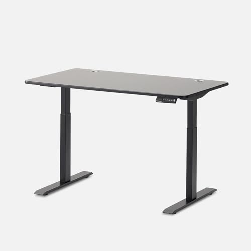 Autonomous Electric Standing Desk 2, 53 x 29 inches, Height Adjustable, Dual Motor (Black - Black)