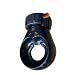 Produktbild markiso® Markisenkurbel Kugelöse Schwarz RAL9005  Ersatz-Öse für Markisengetriebe [Made in Germany]  10 mm Innensechskant  Robuste Kunststofföse für Kugelhaken & Kugelkopf