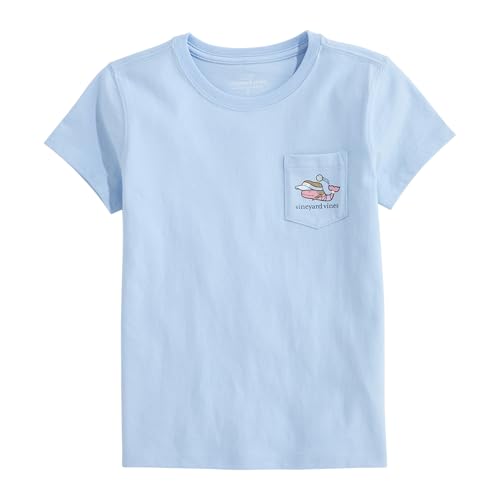 vineyard vines Girls' Beach Volleyball Whale Short-Sleeve Pocket Tee2