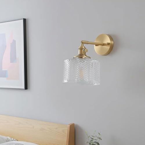 Liseuse murale orientable gain de place avec interrupteur pour lit sans table