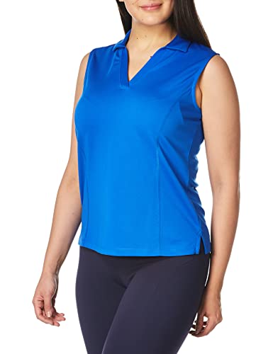 Image of PGA Tour Women's Petite Airflux Sleeveless Polos