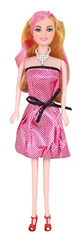 Image of Tickles Doll with Daughter for Kids Girls, Home Decoration Birthday Gifts (Size : 30 cm Color: Pink)