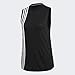 adidas W Mh 3s Tank Camiseta sin Mangas, Mujer, Black/White, S