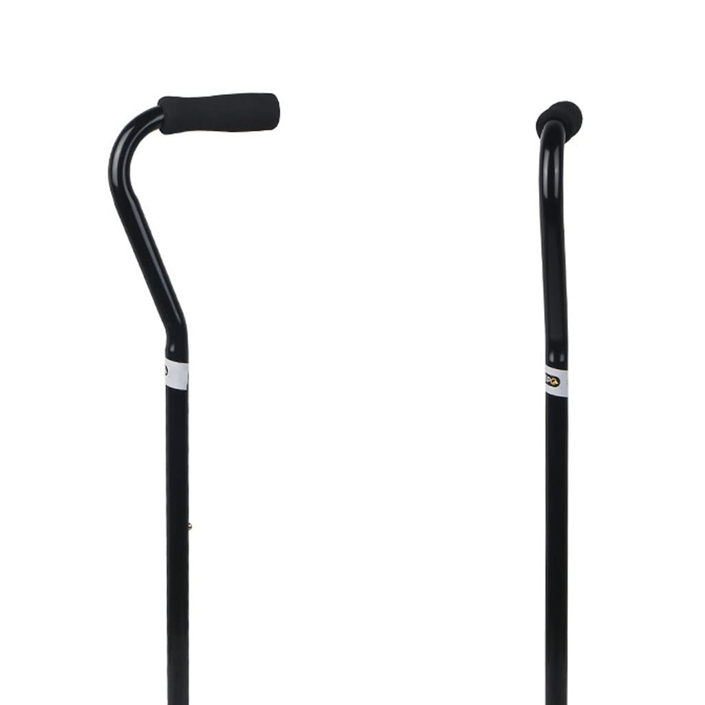 Muletas de Cuatro Patas de aleación de Aluminio for Ancianos Bastón telescópico Ajustable de Cuatro Esquinas for Ancianos