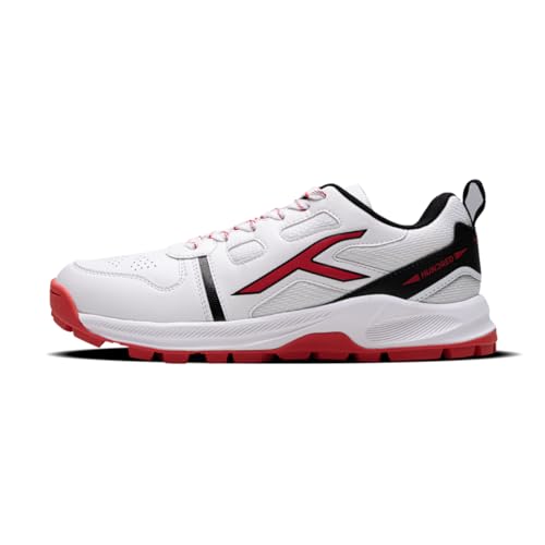 Image of Hundred HyperTurf Cricket Shoes | TerraSpike Rubber Studs Men | Embedded Support Plate for Stability | Lightweight & Durable | Ideal for Turf, Ground & Hard Surfaces