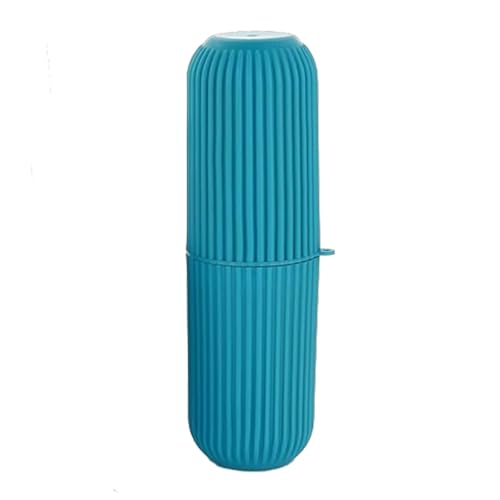 Image of iSTAR Travel Soap Case Toothbrush Case Waterproof Travel Soap Dish Shower with Convenient Handle Leakproof Soap Holder for Bathroom Camp (Sky Blue)