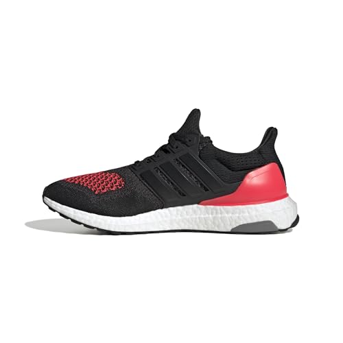 Adidas Mens Ultraboost 1.0 Sportswear, Black/Black/Lucid Red, 6.5