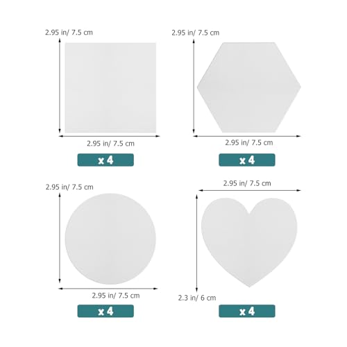Paneles magnéticos blancos para pintar cuadros pequeños sin usar pegamento 3