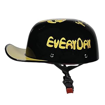 vintage open face helmet