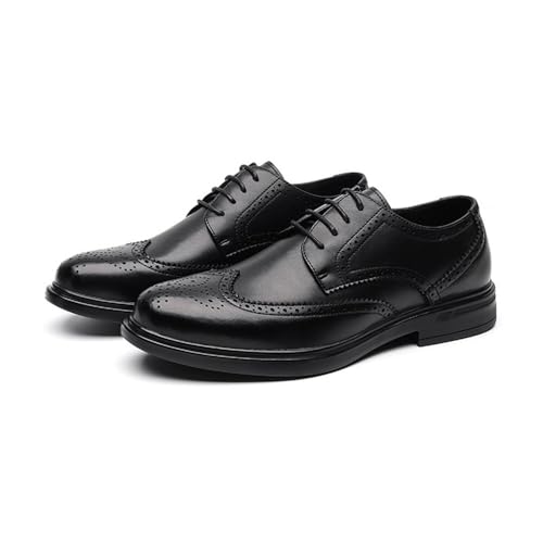 Men's Business Casual Shoes All-Match Premium Executive Dress Shoes Men's Wingtip Brogues2