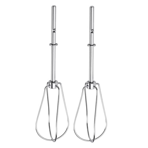 Handmixer Rührbesen Ersatz, 2 Stück Schneebesen Werkzeug, Akku-Handmixer-Aufsätze, Edelstahl-Schneebesen Handschub Und Schneebesen-Aufsatz Für Stabmixer