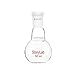 stonylab Pallone di Ebollizione a Fondo Piatto con Collo Singolo in Vetro, con Giunto Esterno Conico Standard 24/40, Matracci da laboratorio Palloni per Ebollizione Boiling Flask, 50ml