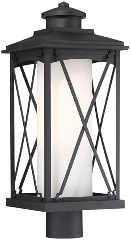 Minka Lavery Lansdale 20 3/4" High Matte Black Outdoor Post Light
