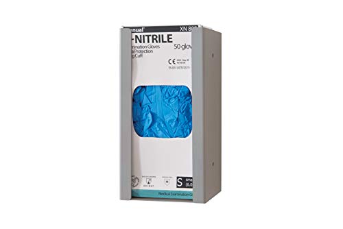 Soporte de pared Bracky THE LAB gris Ral 9006: evite caídas y proteja sus cajas de guantes