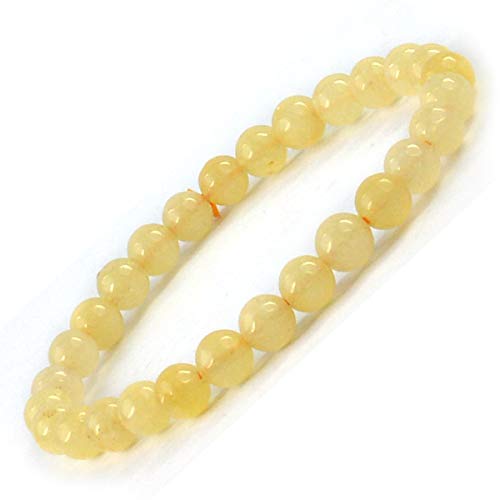 Image of Reiki Crystal Products Natural Crystal Stone Bracelet 6 mm Round Beads for Men & Women | Gemstone Jewellery Bracelet | Reiki Charged | Multiple Stone Variants Available