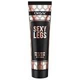 Onyx Sexy Legs Indoor Tanning Lotion with Bronzer - Double Bronzing Lotion for Perfectly Tanned Legs & Hard To Tan Body Parts - Fast-Absorbing Formula & Anti-Orange Technology